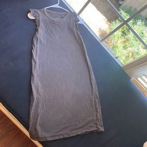 Universal Thread XS Distressed Tshirt Dress with Ruffle Sleeve